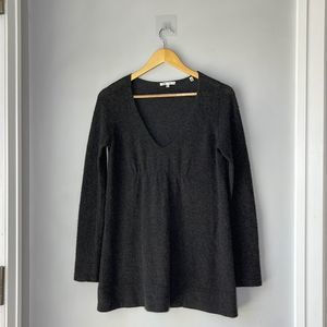 Vince Black V-Neck Cashmere Sweater